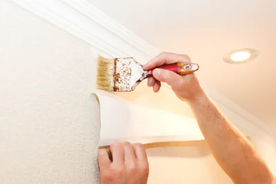 Pose de papier peint à Aurensan — revêtements muraux et toiles de verre